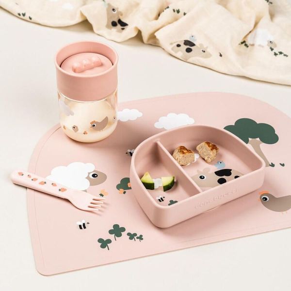 Tasse d'apprentissage 360° Tiny farm Rose