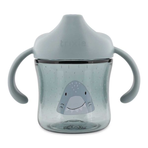 Tasse d'apprentissage avec poignées en silicone - Mr. Shark