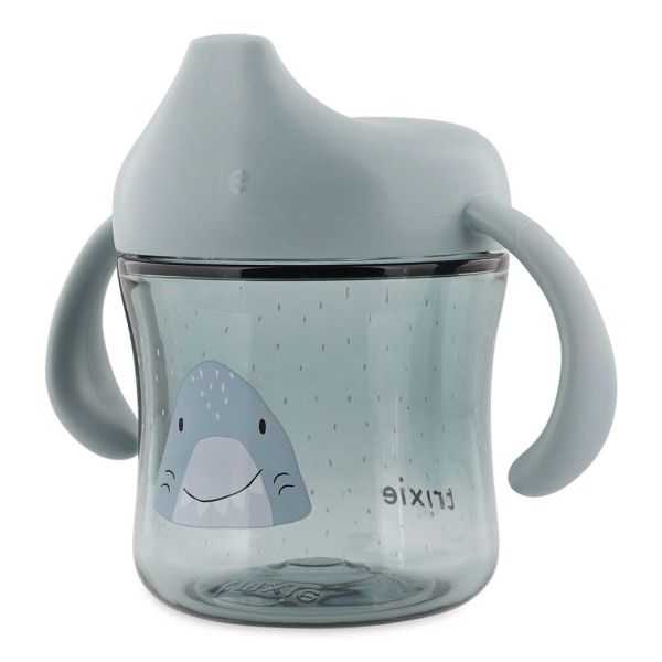 Tasse d'apprentissage avec poignées en silicone - Mr. Shark