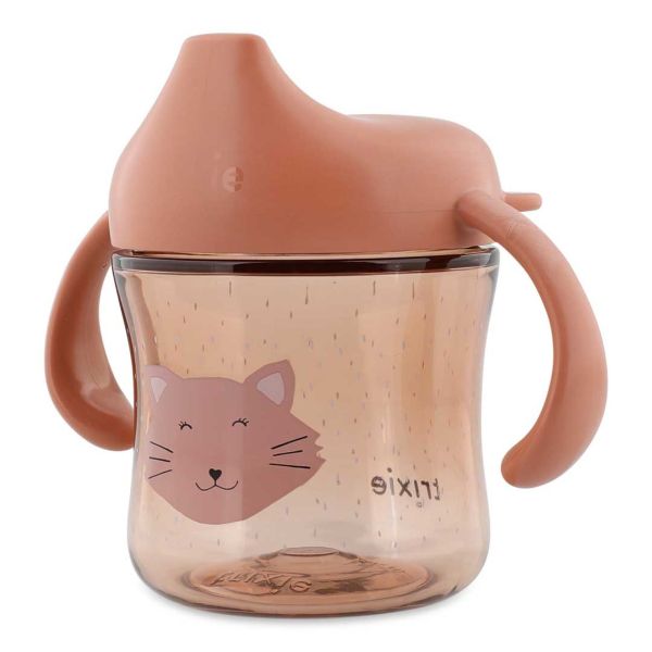 Tasse d'apprentissage avec poignées en silicone - Mrs. Cat
