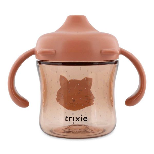 Tasse d'apprentissage avec poignées en silicone - Mrs. Cat
