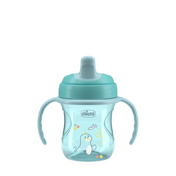 Tasse d'apprentissage bleu