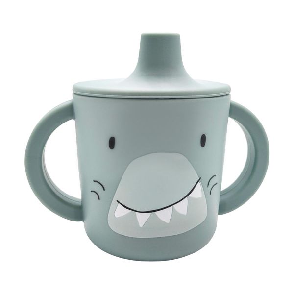 Tasse d'apprentissage en silicone - Mr. Shark