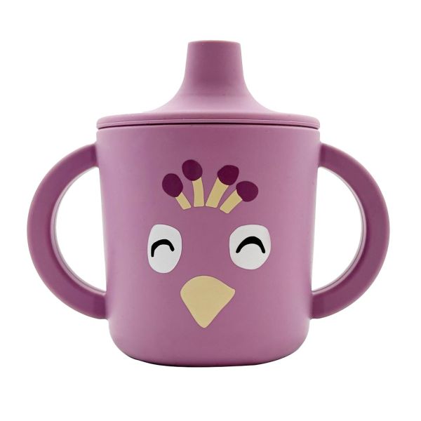Tasse d'apprentissage en silicone - Mrs. Peacock
