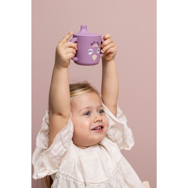 Tasse d'apprentissage en silicone - Mrs. Peacock