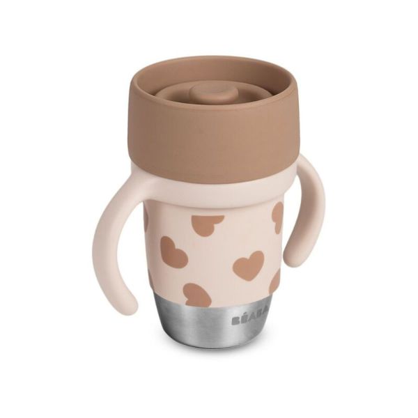 Tasse d’apprentissage 360° en inox Click and Drink 240 ml BigLove
