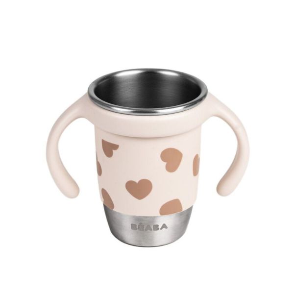 Tasse d’apprentissage 360° en inox Click and Drink 240 ml BigLove
