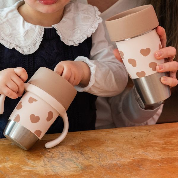 Tasse d’apprentissage 360° en inox Click and Drink 240 ml BigLove
