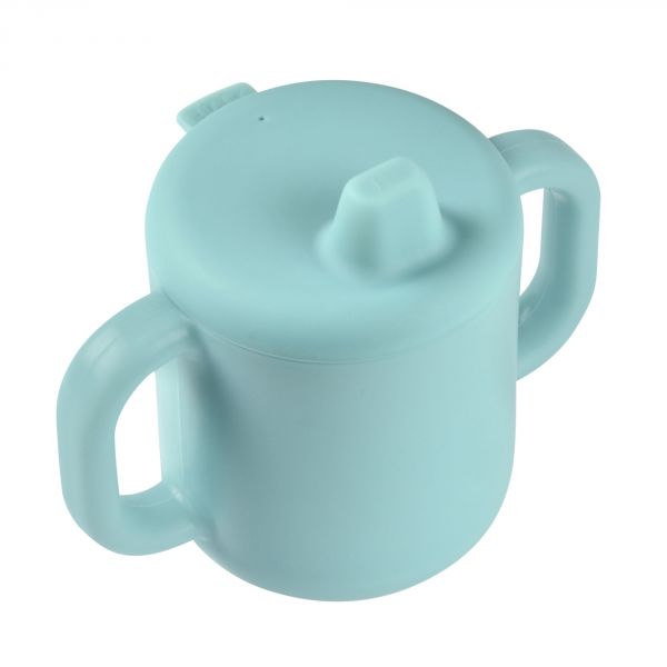 Tasse d'apprentissage silicone blue