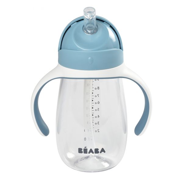 Tasse à paille bébé 300 ml Bleu