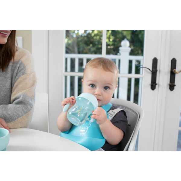 Tasse Transition bec souple silicone 4m + Bleu