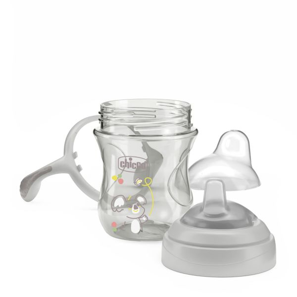 Tasse Transition bec souple silicone 4m + Gris