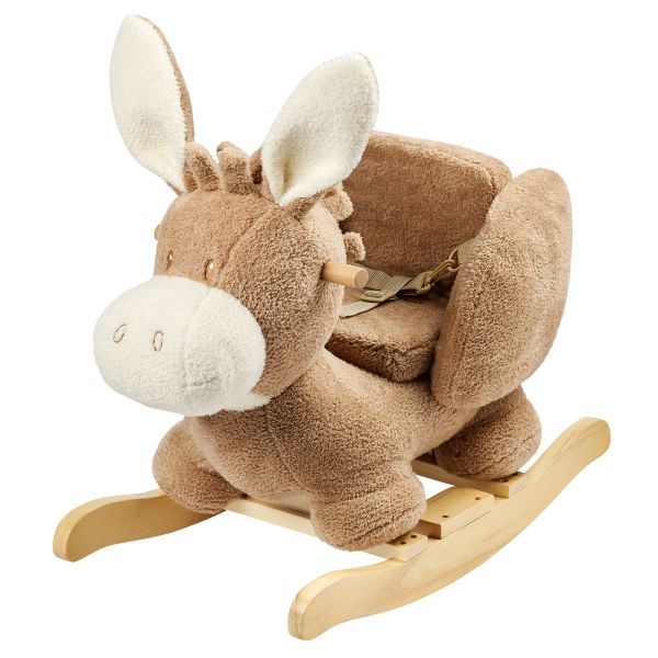 Bascule Teddy âne caramel