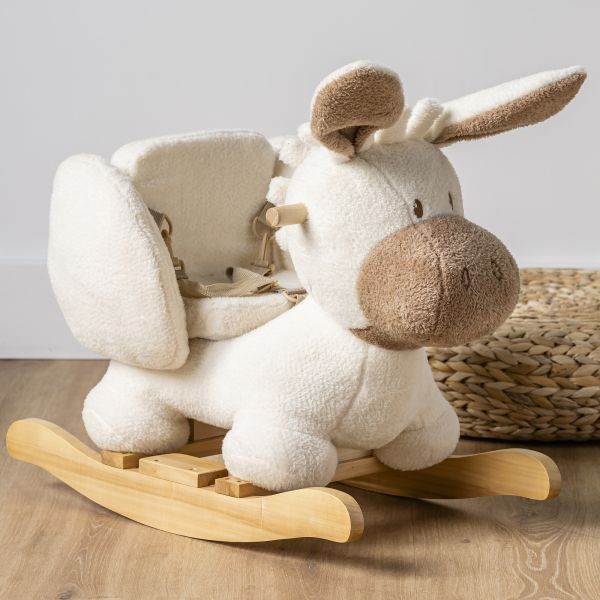 Bascule Teddy âne écru