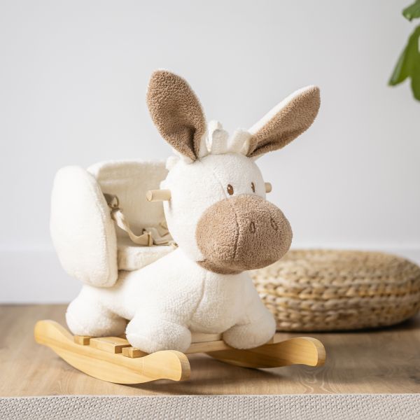 Bascule Teddy âne écru