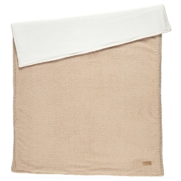 Couverture supersoft 75x100cm Teddy bouclette beige