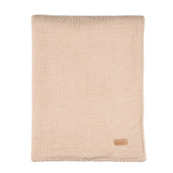 Couverture supersoft 75x100cm Teddy bouclette beige