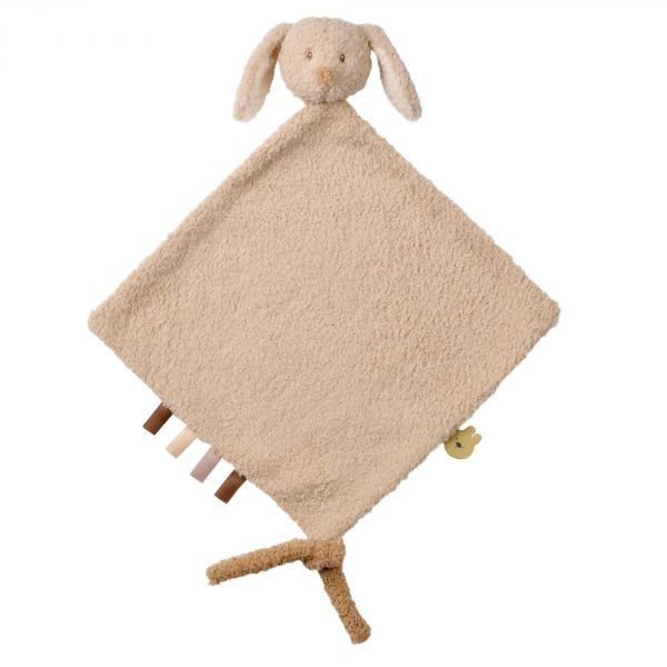 Maxi Doudou lapin bouclette Beige
