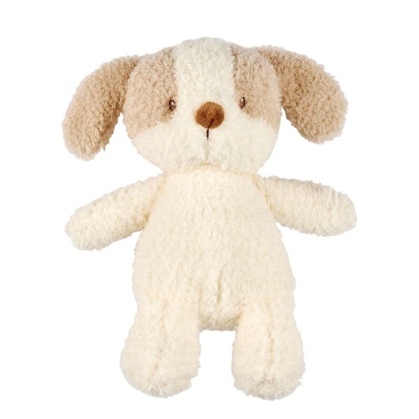 Peluche chien Teddy Bouclette 24cm Ecru