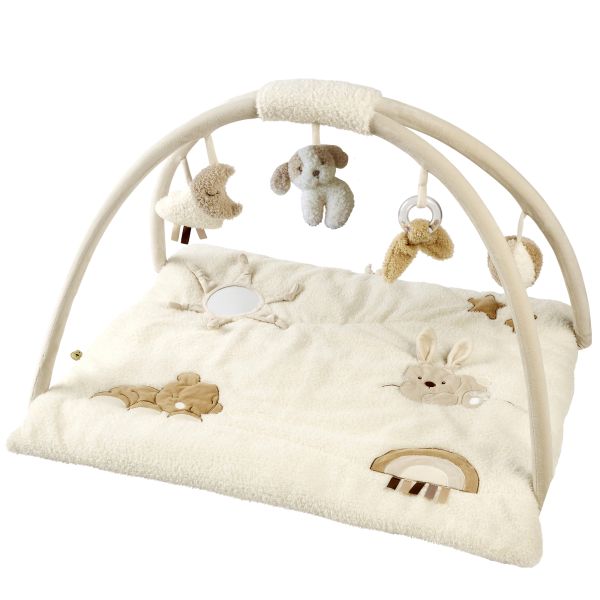 Tapis d'eveil avec arches Teddy bouclette