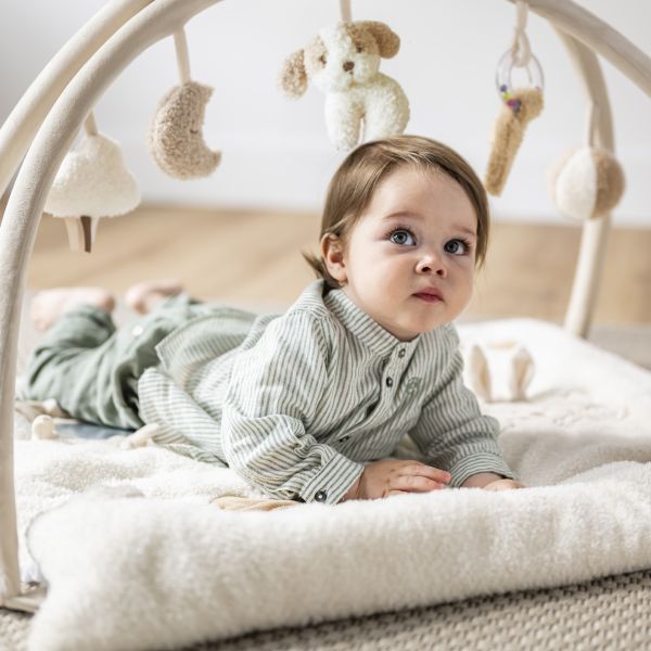 Tapis d'eveil avec arches Teddy bouclette