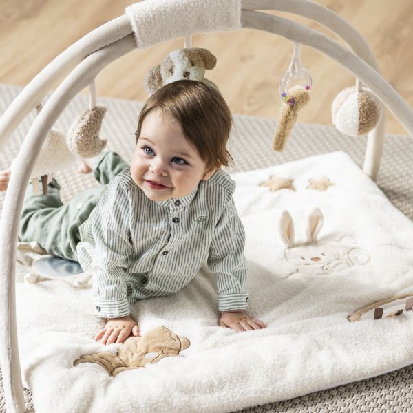 Tapis d'eveil avec arches Teddy bouclette
