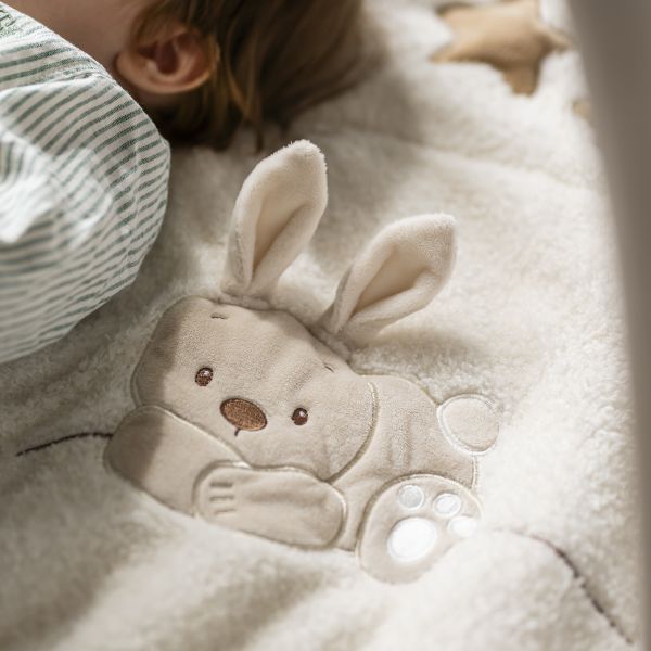 Tapis d'eveil avec arches Teddy bouclette