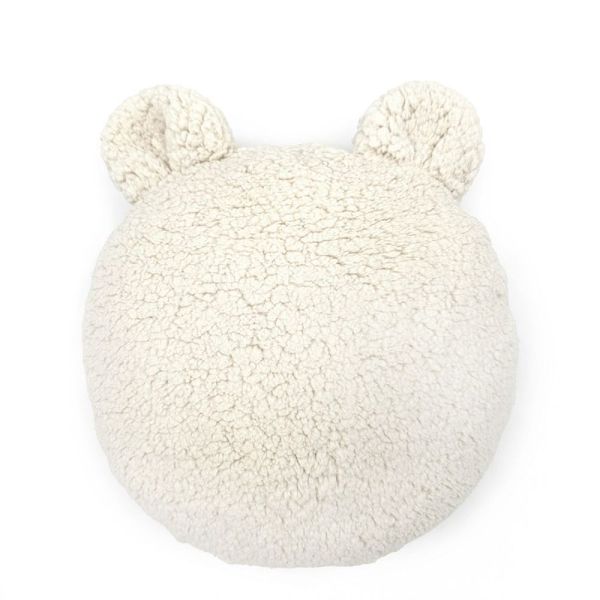Coussin Cœur Bouclette Mouton avec poche