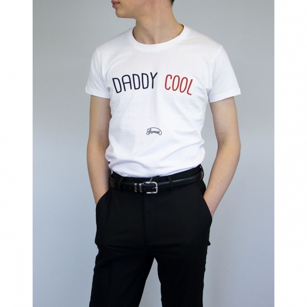 T-shirt Daddy Cool - Taille L - Blanc