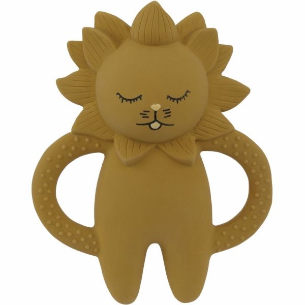 Anneau de dentition lion - mustard