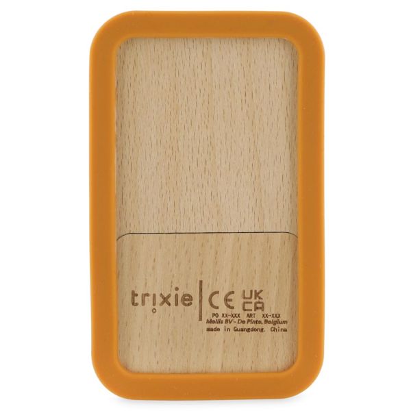 Téléphone bébé en silicone et bois - Mr. Fox