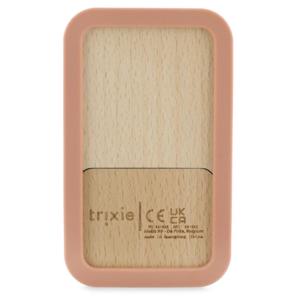 Téléphone bébé en silicone et bois - Mrs. Cat