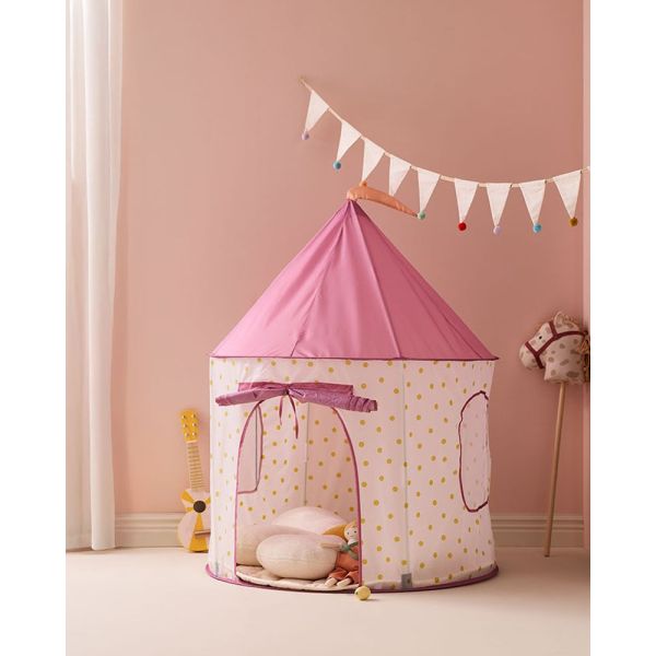 Tente de jeu - Rose à pois