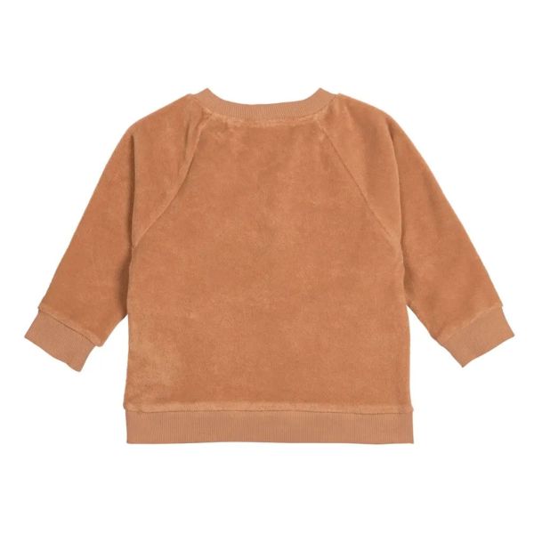 Pull terry caramel - 3/6 mois