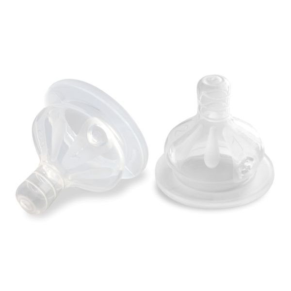 Lot de 2 tétines silicones débit variable Ergosense