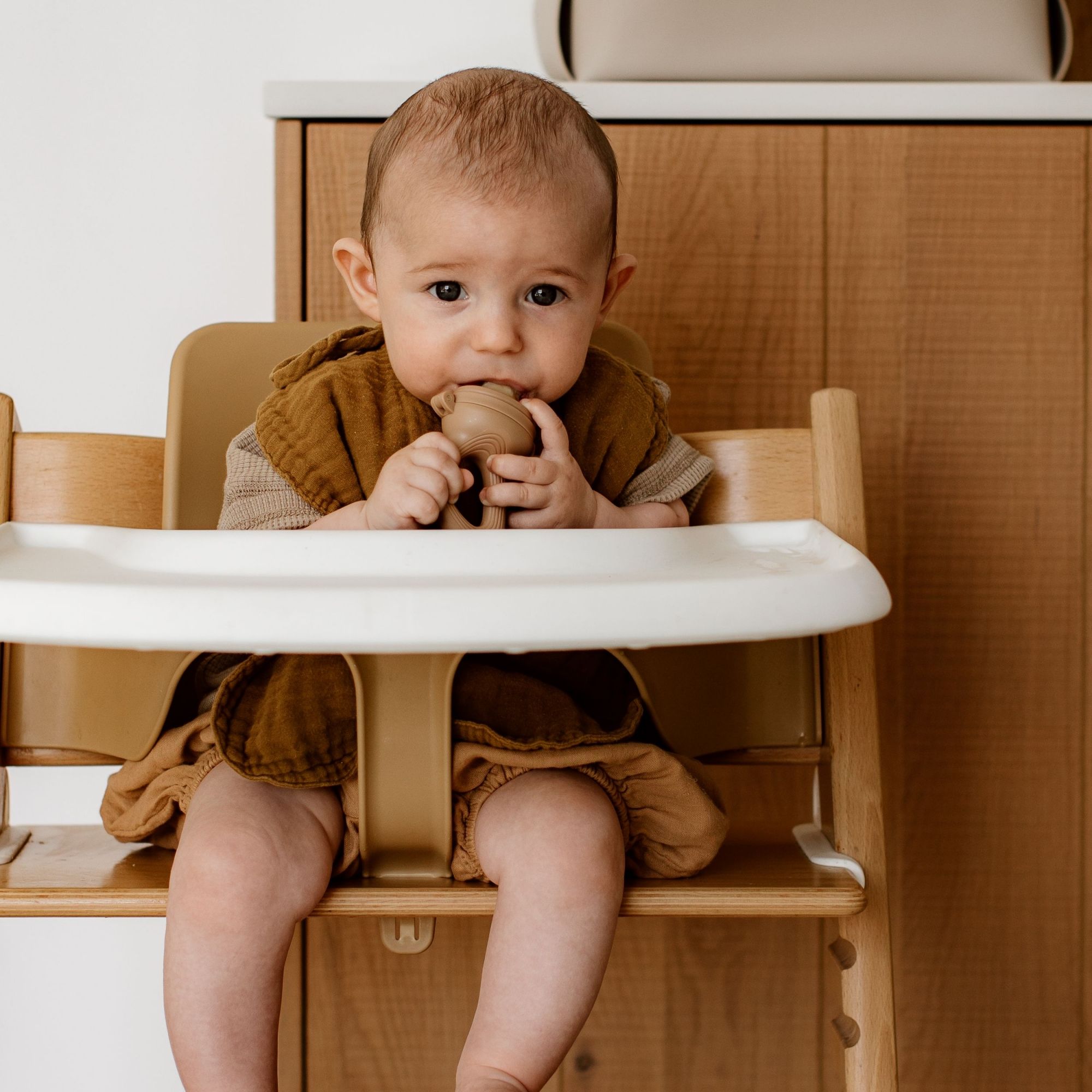 Grignoteuse en Silicone pour bébé - Découverte des aliments