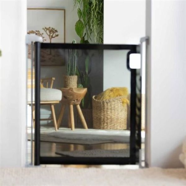 Barrière de sécurité enfant , Jusqu'à 136 cm, Auto Lock, Retractable, Facile à installer