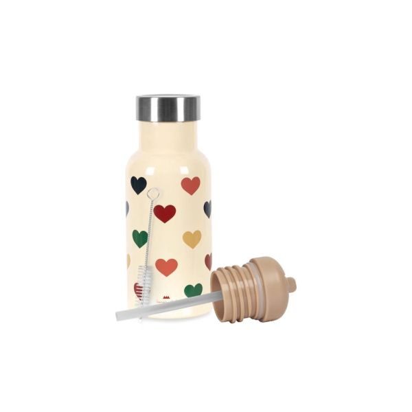 Gourde isotherme Cœur coloré - 350 ml