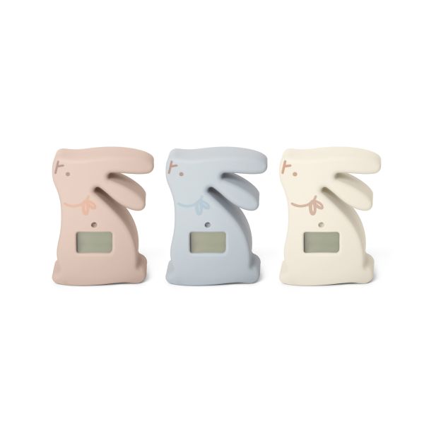 Thermomètre de bain digital lapin Wonderland coloris aléatoire