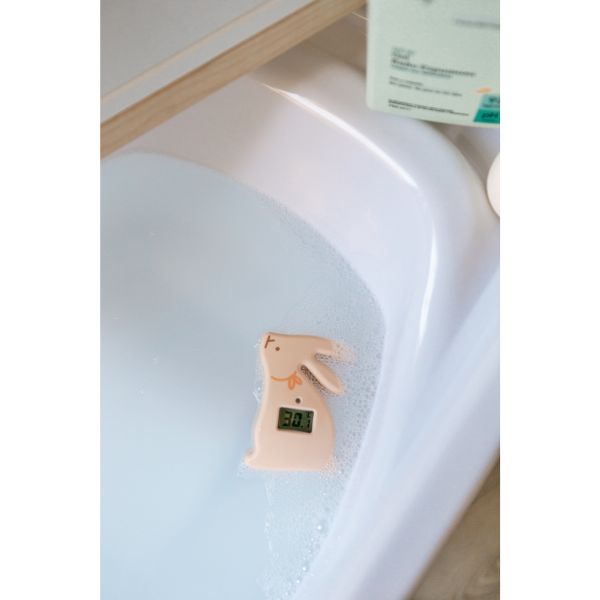 Thermomètre de bain digital lapin Wonderland coloris aléatoire