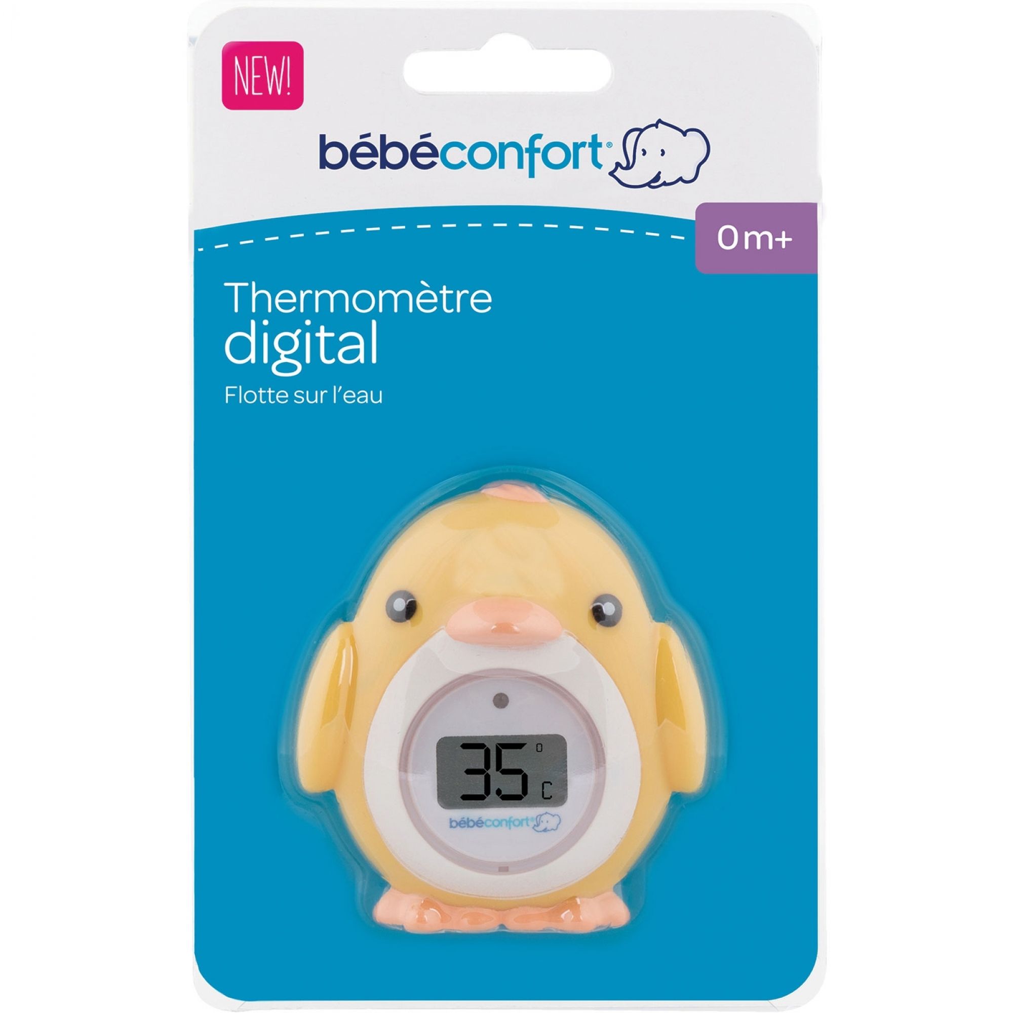 Thermometre De Bain Electronique Poussin Made In Bebe