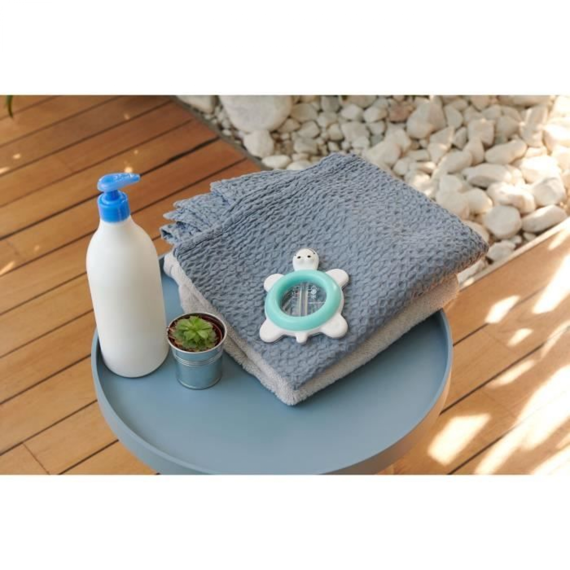 Bebe Confort Thermometre De Bain Tortue Water World Bleu Made In Bebe