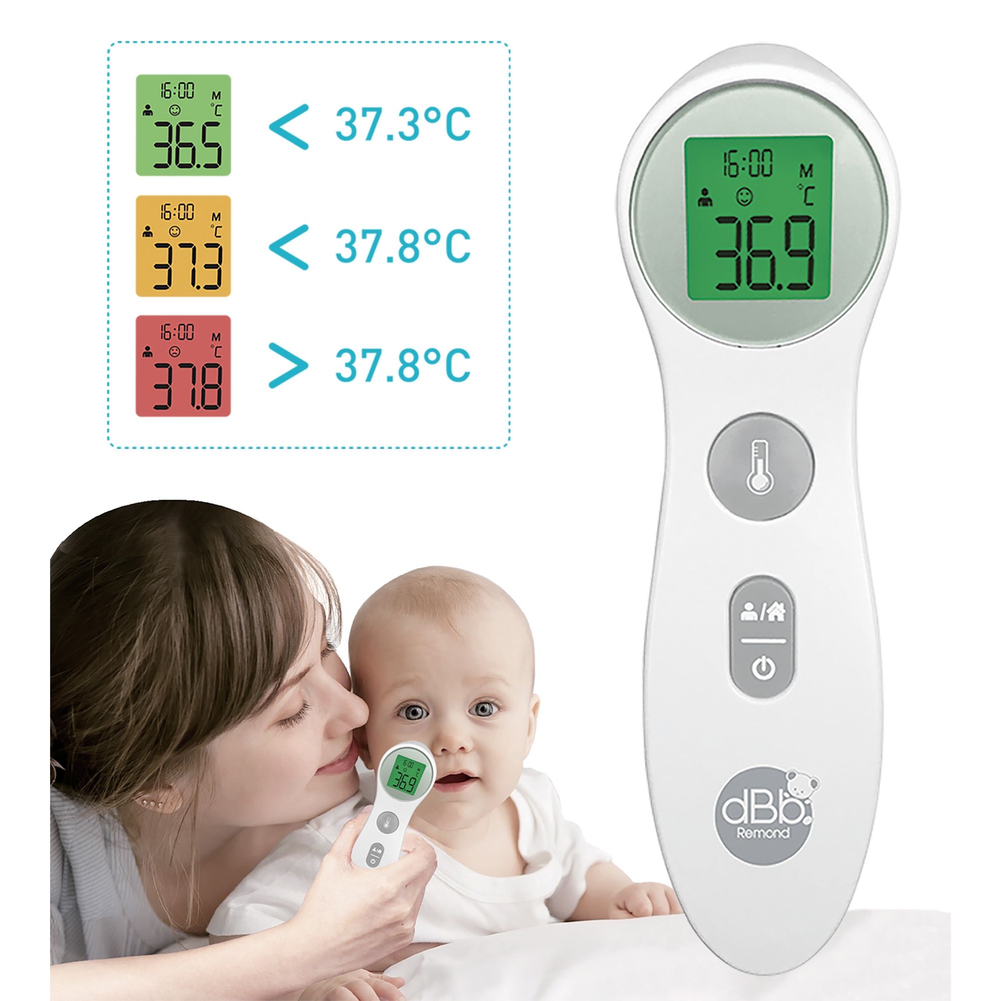 Thermomètre infrarouge frontal - sans contact