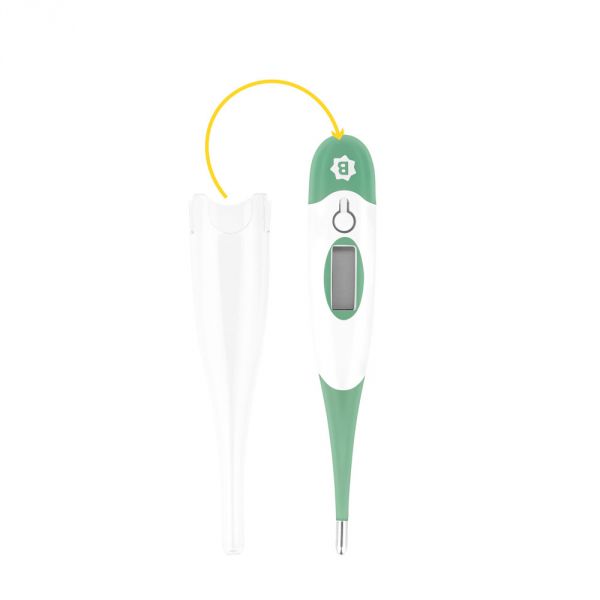 Thermomètre embout souple vert