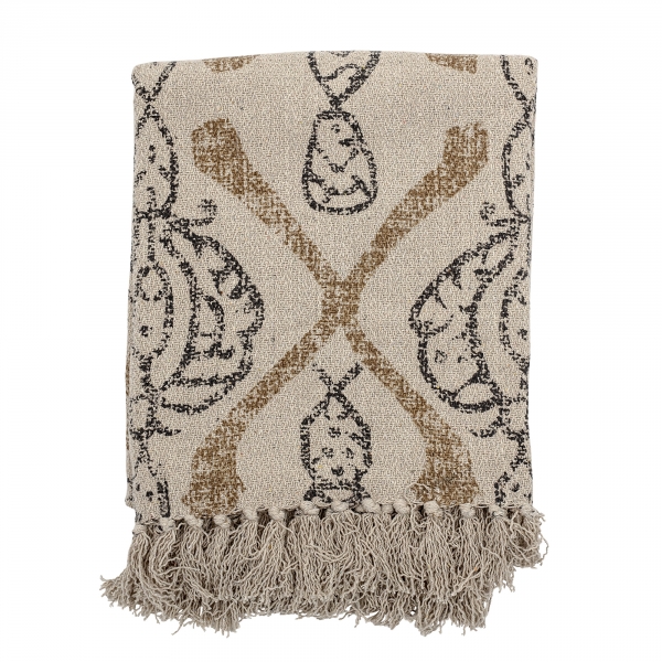 Plaid en coton Throw Nature 160x130 cm