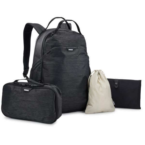Sac à dos à langer noir