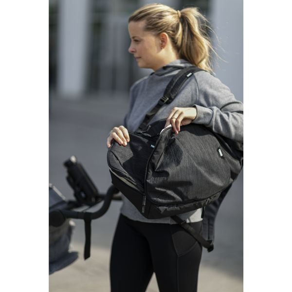 Sac à dos à langer noir