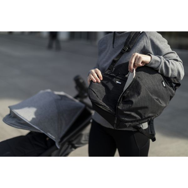 Sac à dos à langer noir