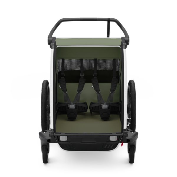 Remorque pour vélo Chariot Lite 2 places Vintage green
