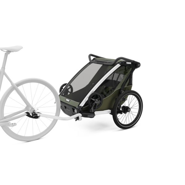 Remorque pour vélo Chariot Lite 2 places Vintage green